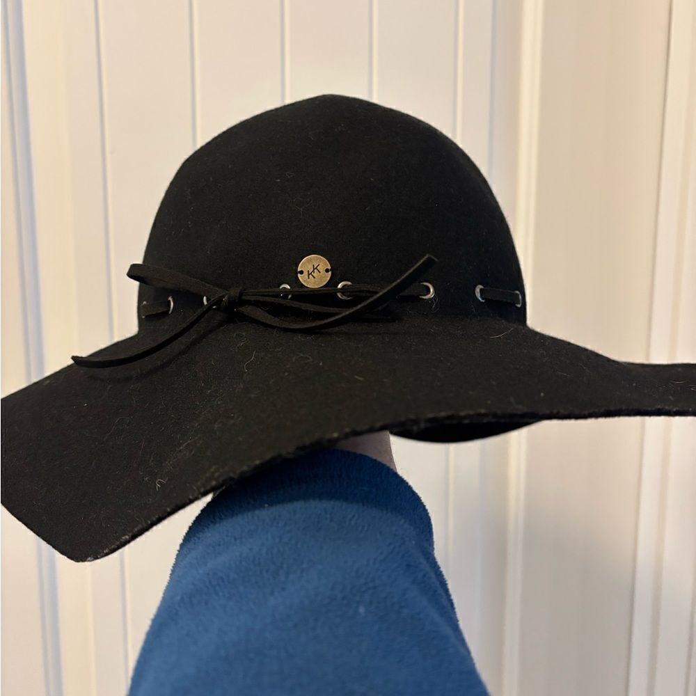 Karen Kane Nordstrom Wool Wide Brim Floppy Hat Boho